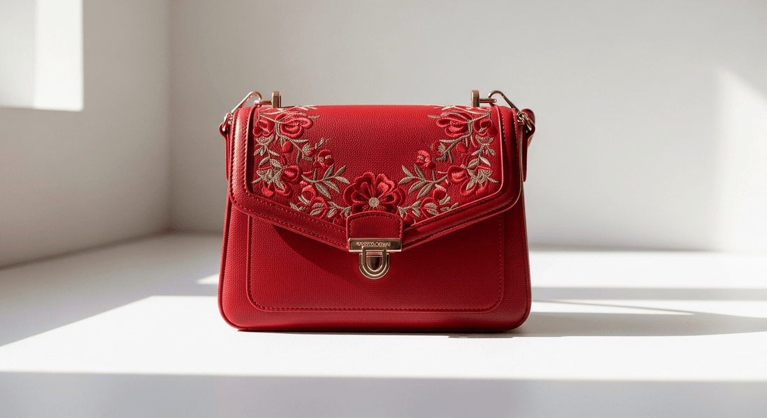 Come Scegliere la Borsa Perfetta per Ogni Occasione: L'Eleganza Funzionale della Enrico Coveri in Ecopelle Rossa - Stile Donna Bags