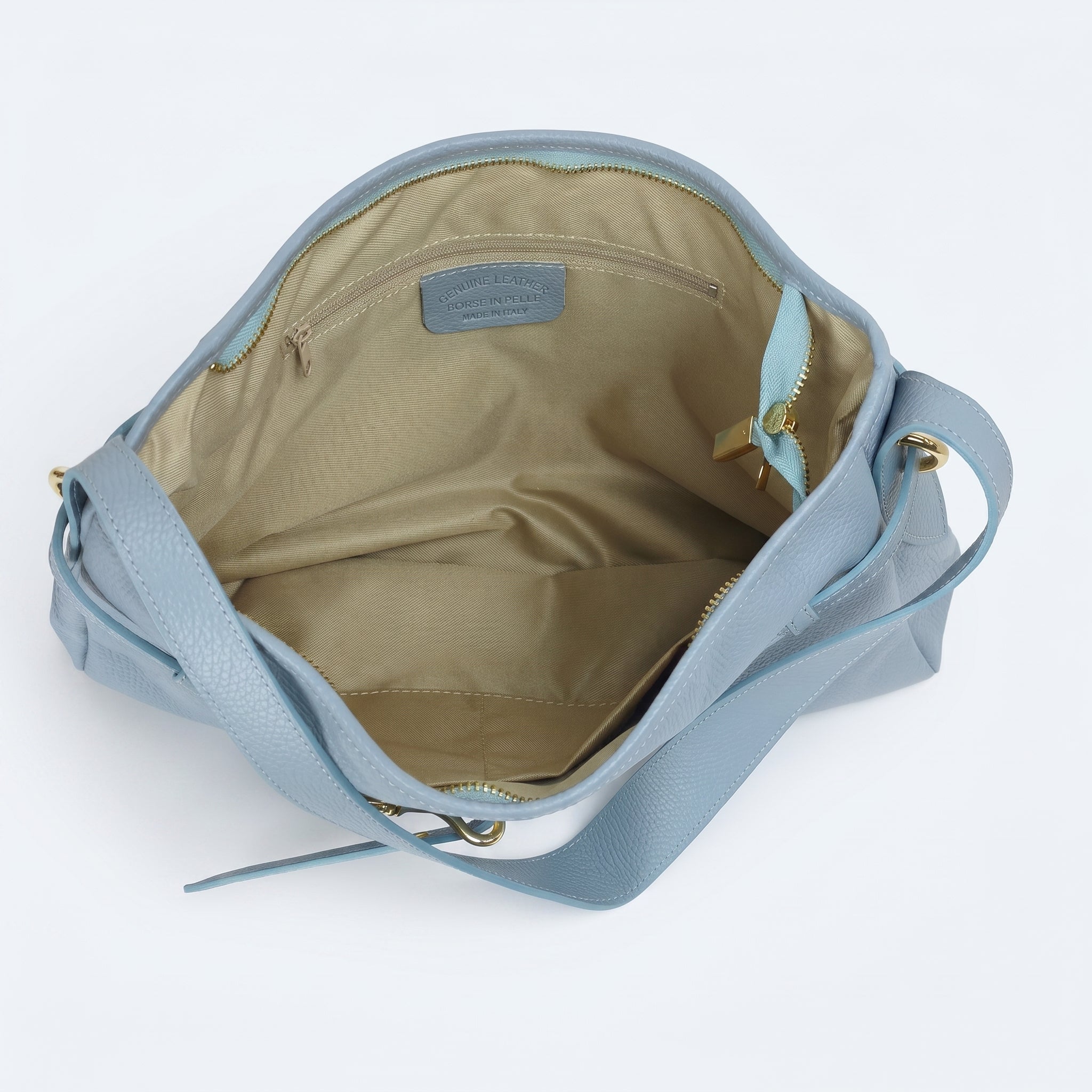 Allicia Borsa a Tracolla in Vera Pelle Made in Italy - Stile Donna Bags