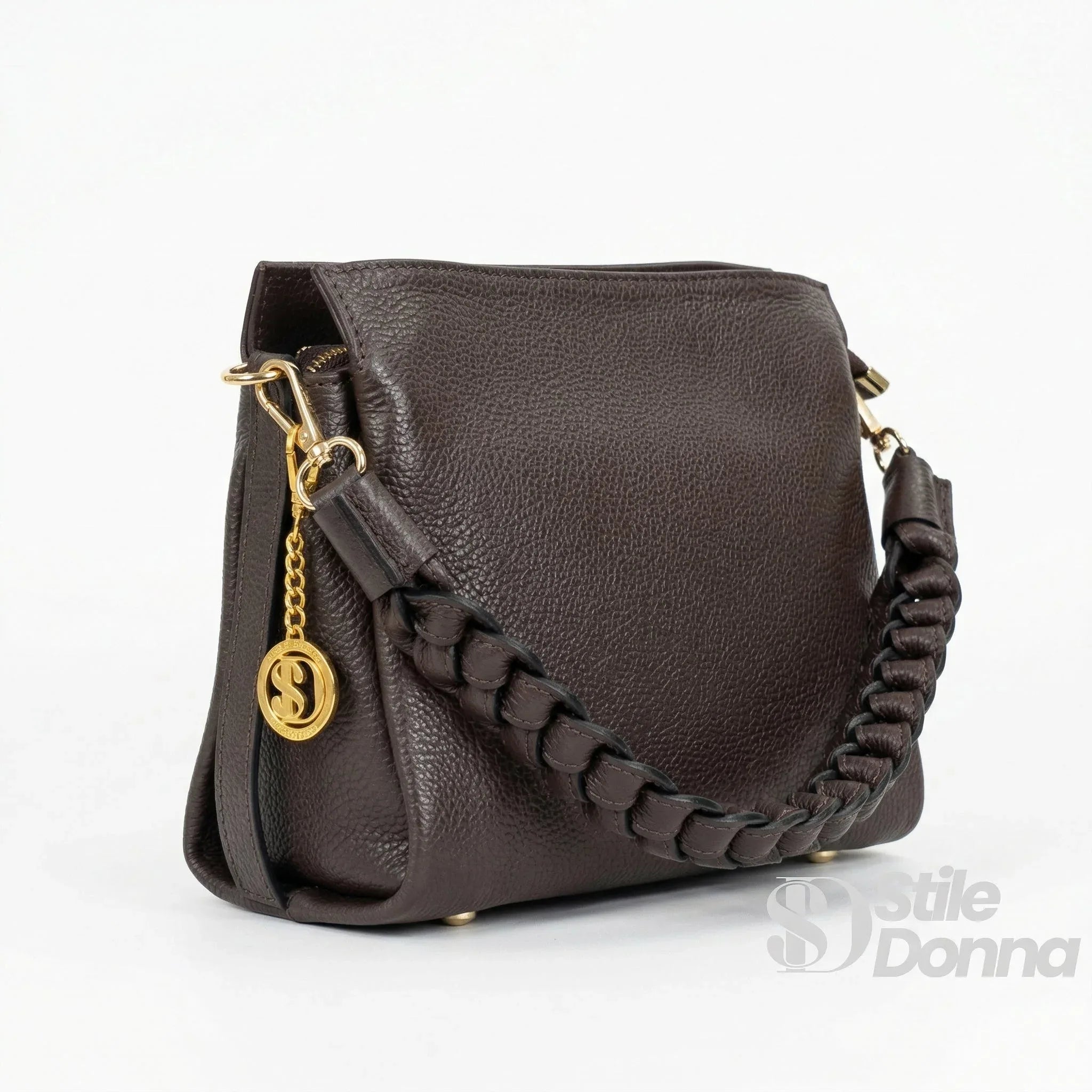 Amora Borsa a Spalla Classica in Vera Pelle - Stile Donna Bags