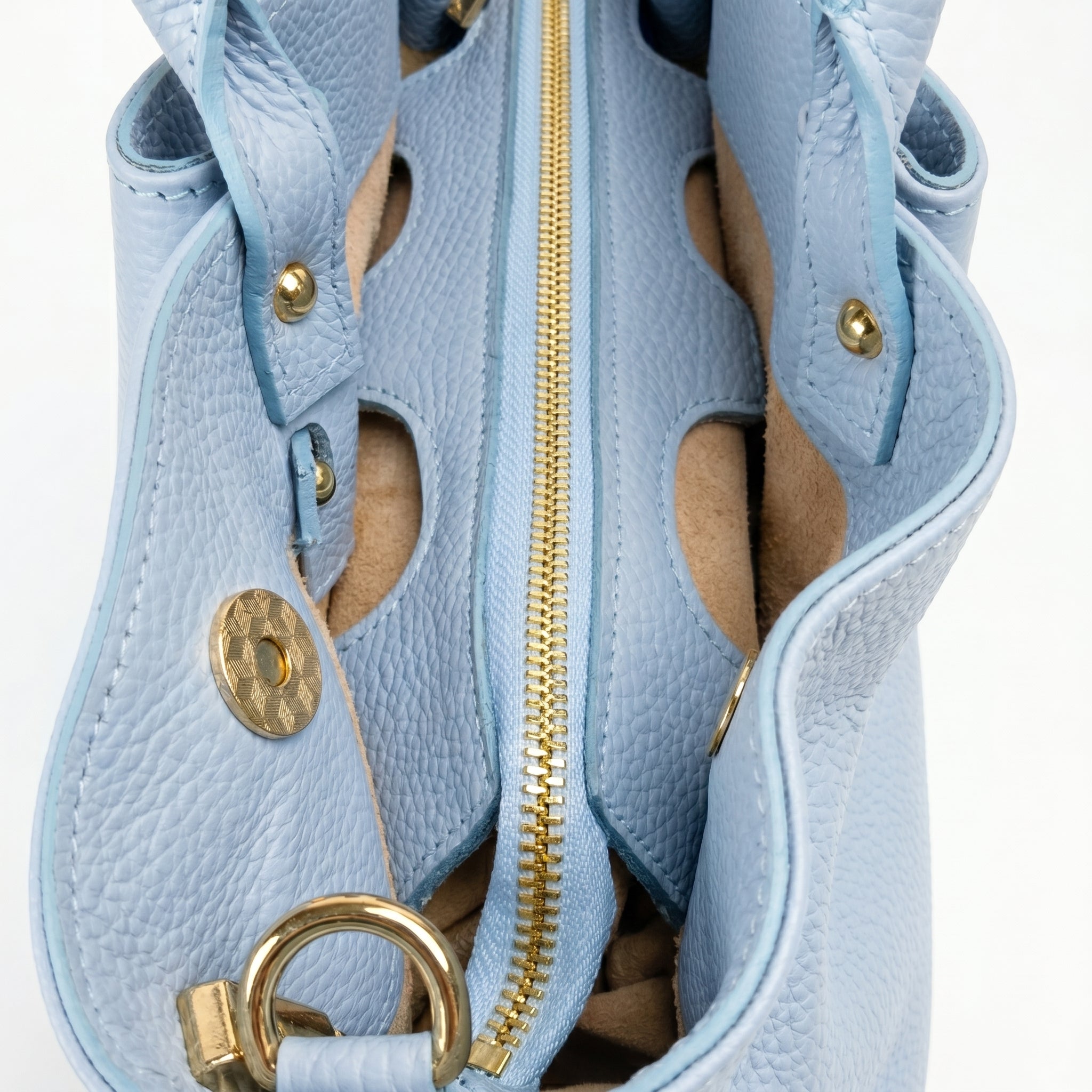 Azura Borsa Tote con Manico Superiore in Vera Pelle Made in Italy - Stile Donna Bags