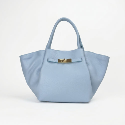 Azura Borsa Tote con Manico Superiore in Vera Pelle Made in Italy - Stile Donna Bags