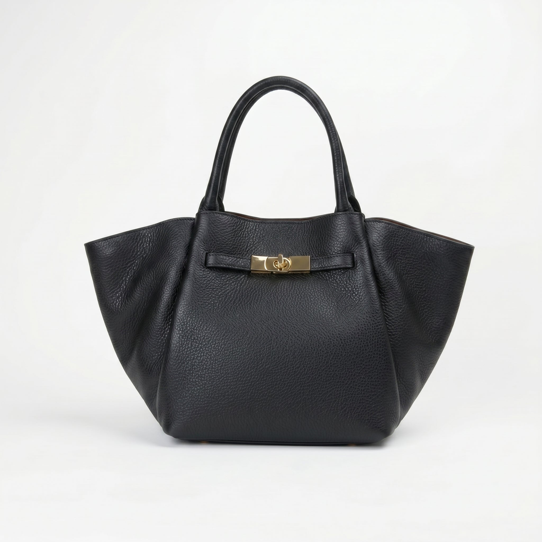 Azura Borsa Tote con Manico Superiore in Vera Pelle Made in Italy - Stile Donna Bags