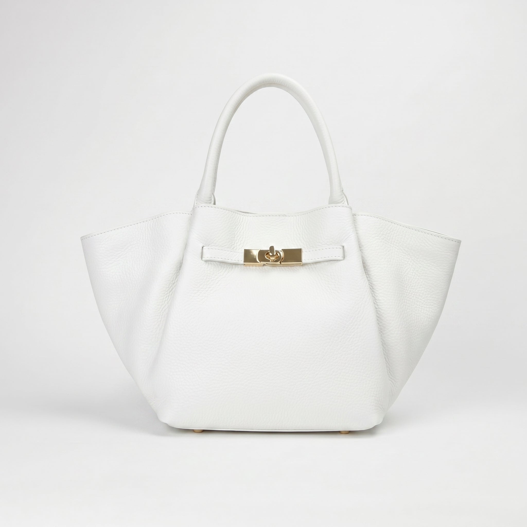 Azura Borsa Tote con Manico Superiore in Vera Pelle Made in Italy - Stile Donna Bags