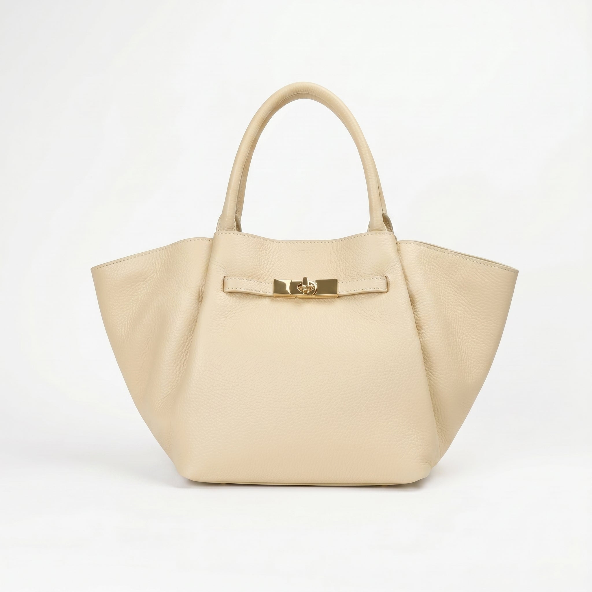 Azura Borsa Tote con Manico Superiore in Vera Pelle Made in Italy - Stile Donna Bags