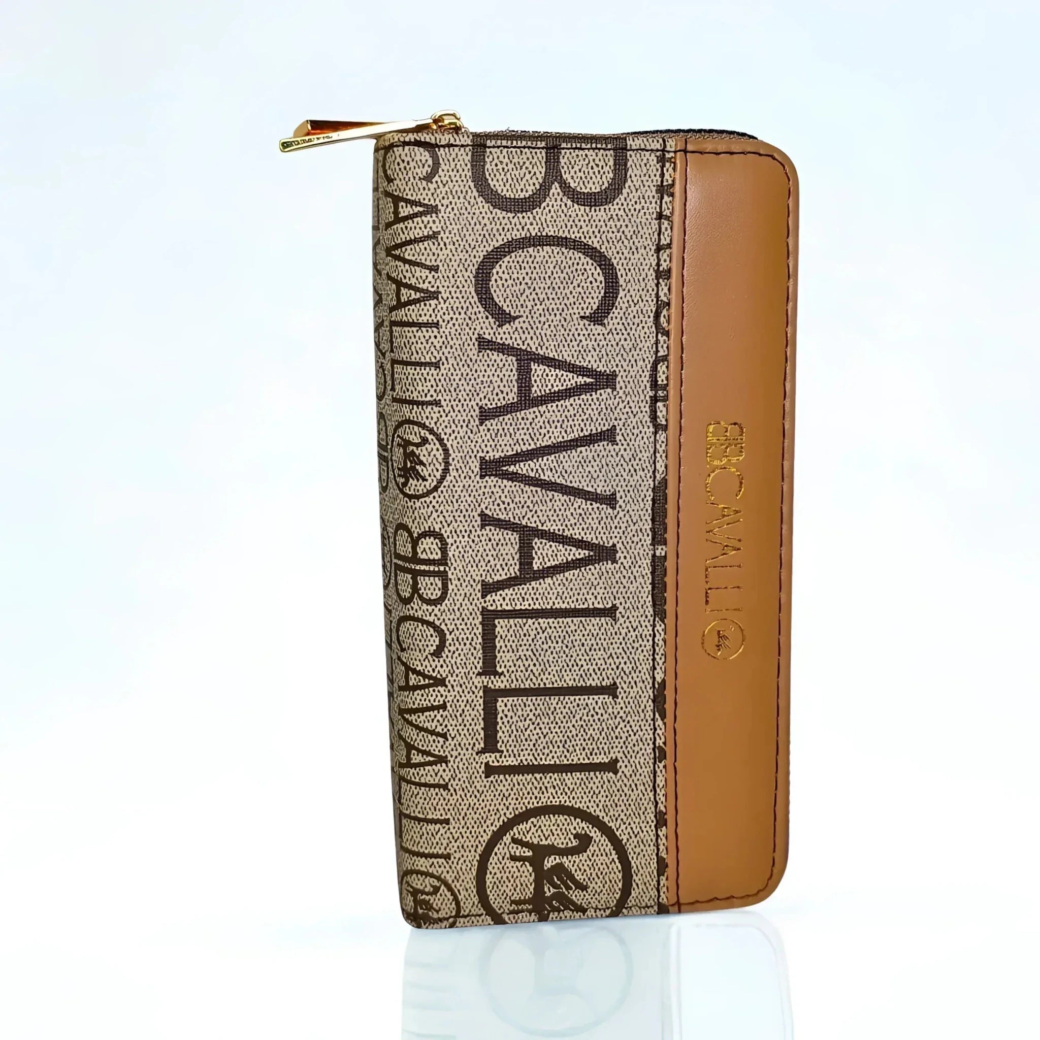 B.Cavalli Portafoglio in Ecopelle con Motivo Fantasia - Stile Donna Bags