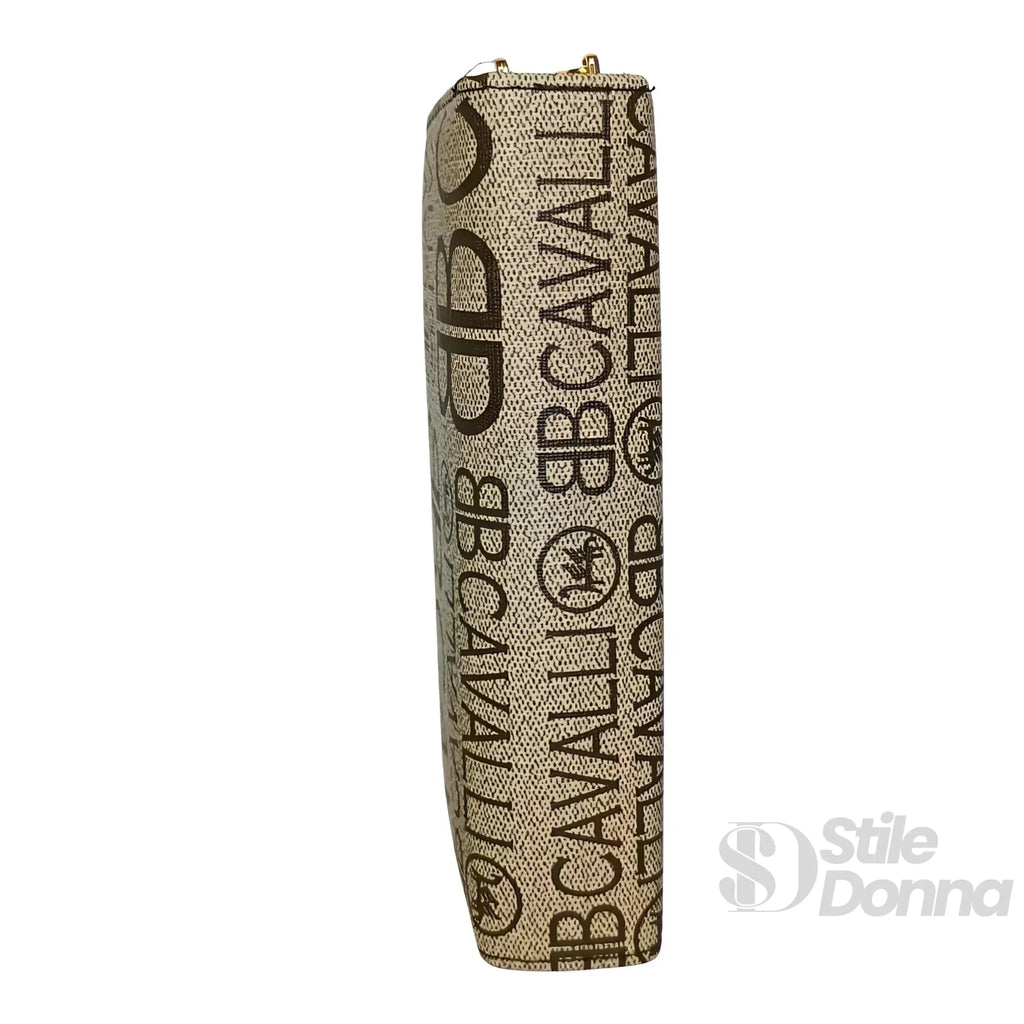B.Cavalli Portafoglio in Ecopelle con Motivo Fantasia - Stile Donna Bags