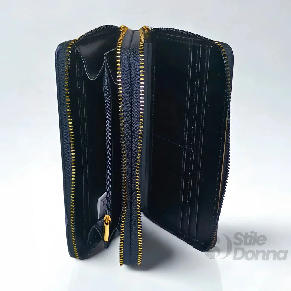 B.Cavalli Portafoglio in Ecopelle con Motivo Fantasia - Stile Donna Bags