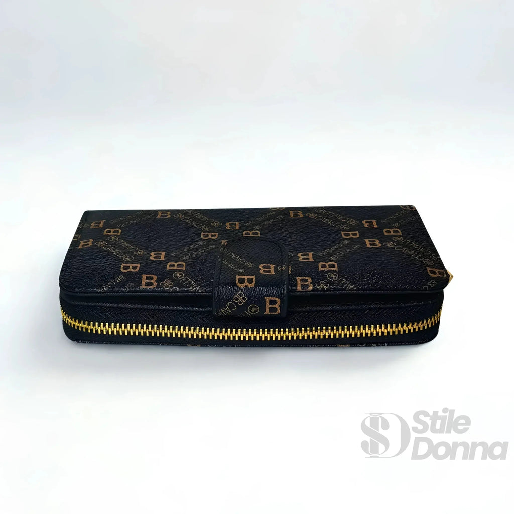 B.Cavalli Portafoglio in Ecopelle con Scomparti - Stile Donna Bags