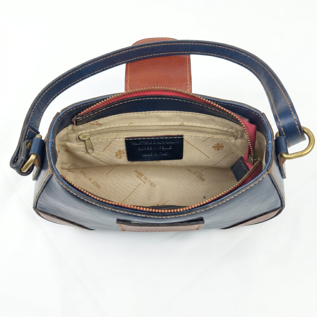 Borsa Aurora a Tracolla in Vera Pelle Italiana - Stile Donna Bags