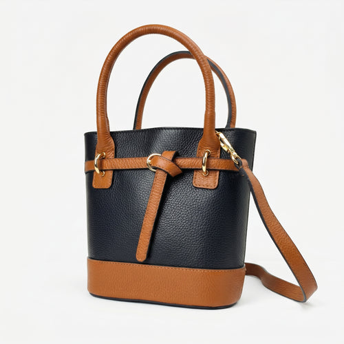 Borsa Bucky in Vera Pelle con Tracolla Regolabile - Stile Donna Bags