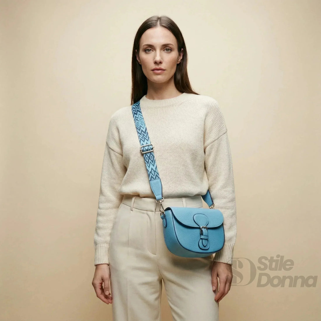 Stile Donna Bags - Chiara torba preko ramena od eko kože