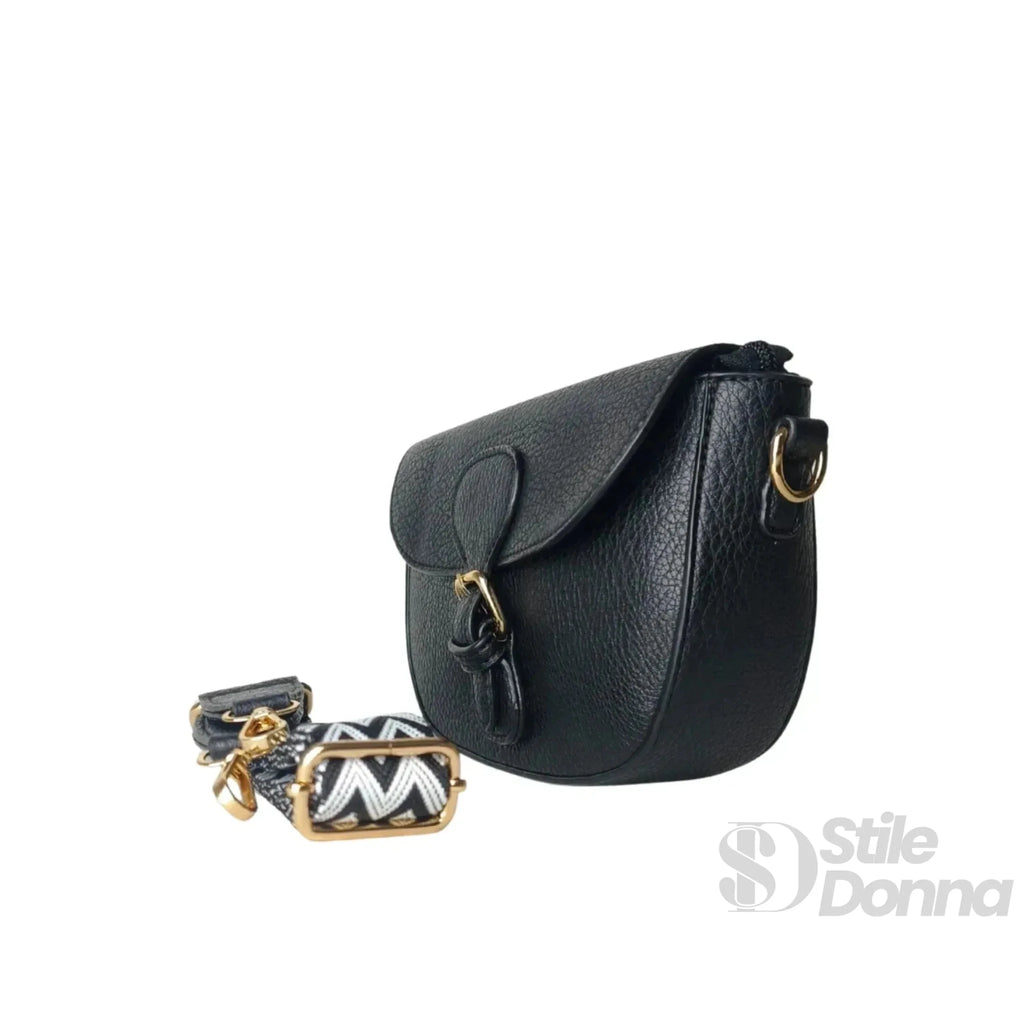 Borsa Crossbody in Ecopelle Azzurra con Chiusura Magnetica - Stile Donna Bags