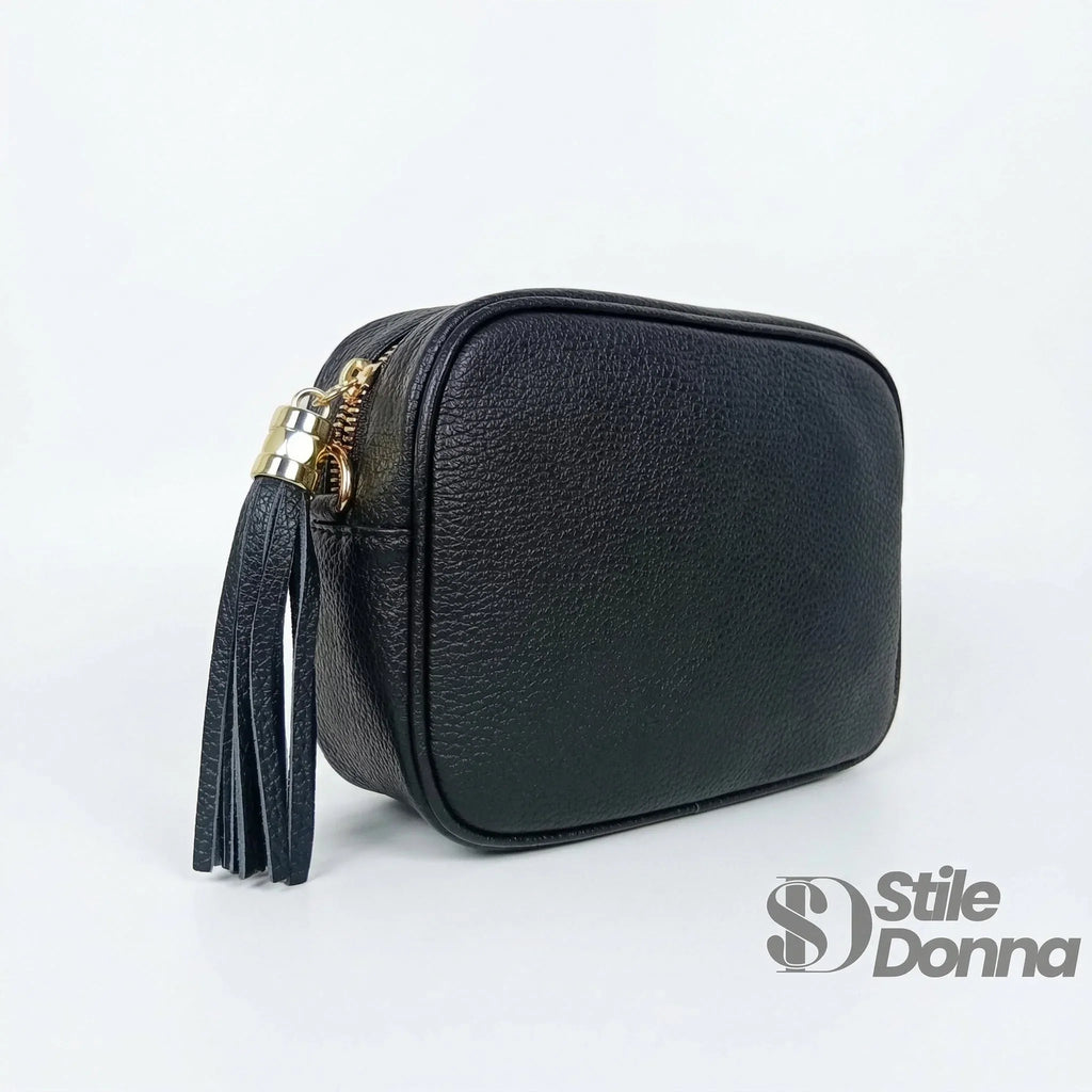 Borsa Crossbody in Vera Pelle Italiana con Tracolla Regolabile - Stile Donna Bags