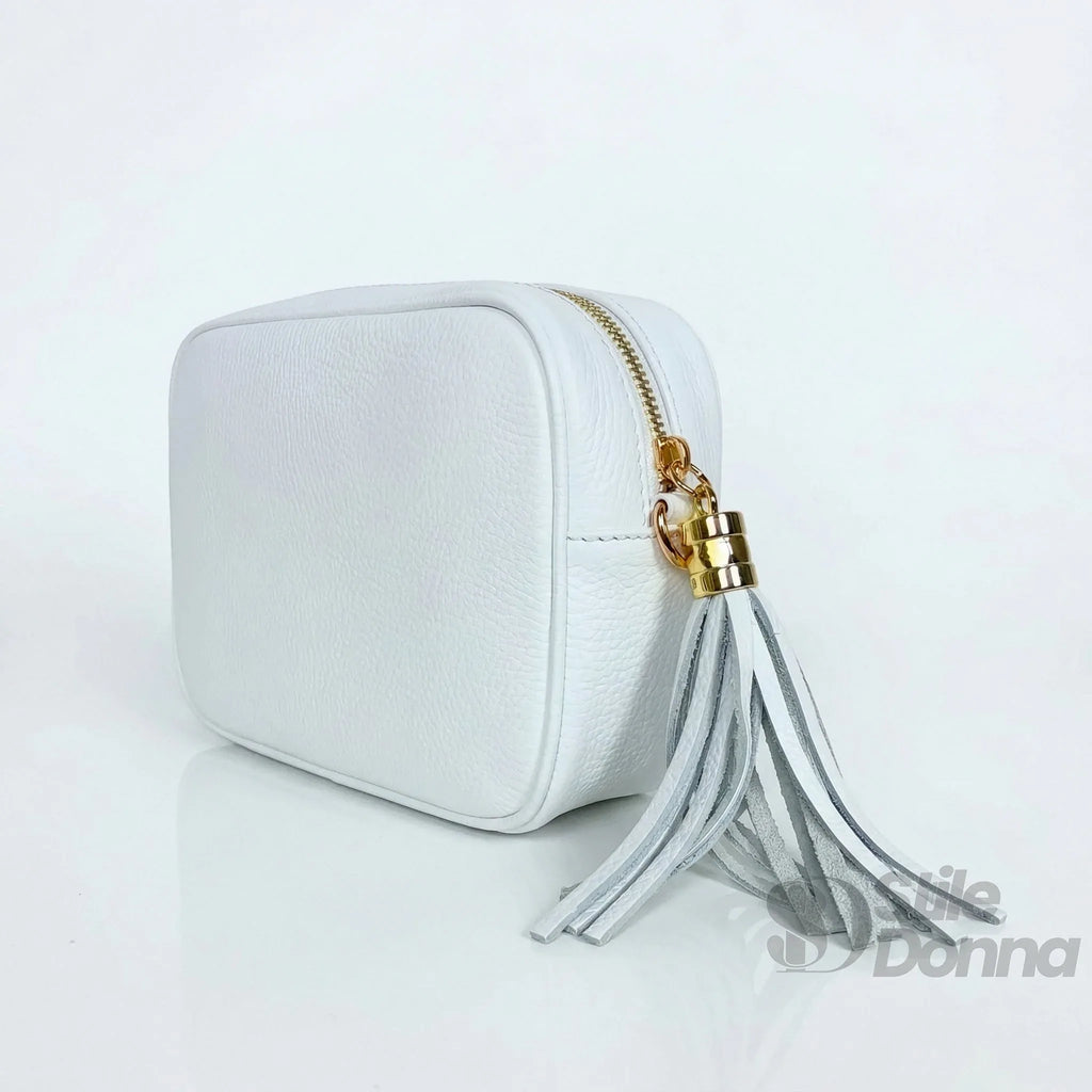 Borsa Crossbody in Vera Pelle Italiana con Tracolla Regolabile - Stile Donna Bags