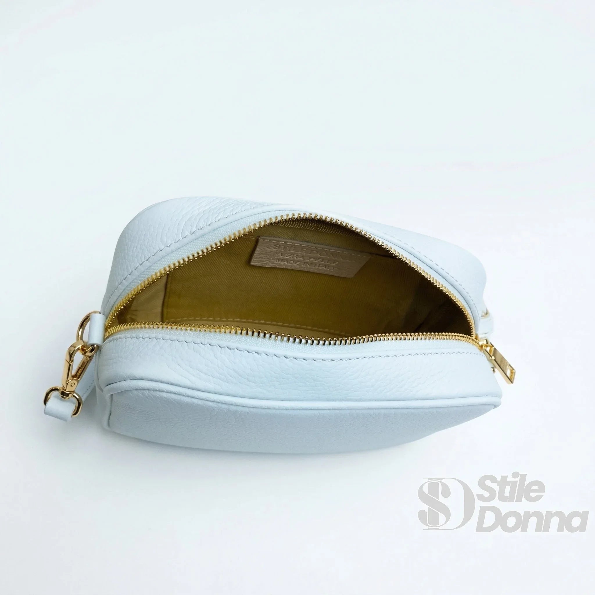 Borsa Crossbody in Vera Pelle Italiana con Tracolla Regolabile - Stile Donna Bags