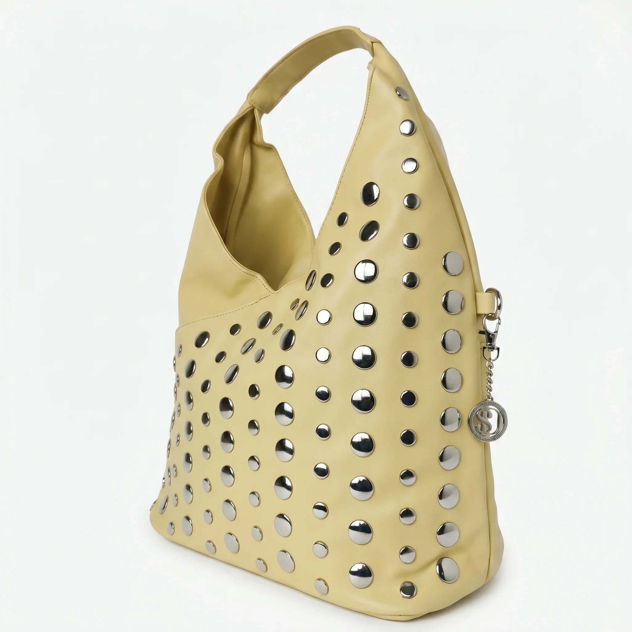 Borsa Grande Silver Dot in Ecopelle con Tracolla Regolabile - Stile Donna Bags