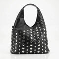 Borsa Grande Silver Dot in Ecopelle con Tracolla Regolabile - Stile Donna Bags