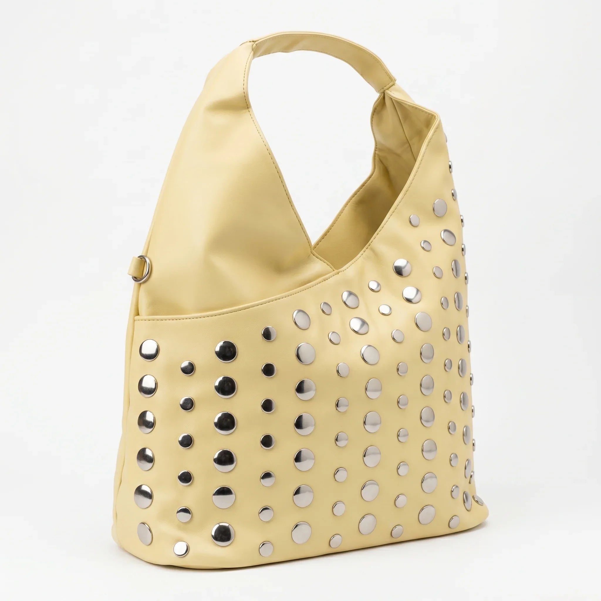 Borsa Grande Silver Dot in Ecopelle con Tracolla Regolabile - Stile Donna Bags
