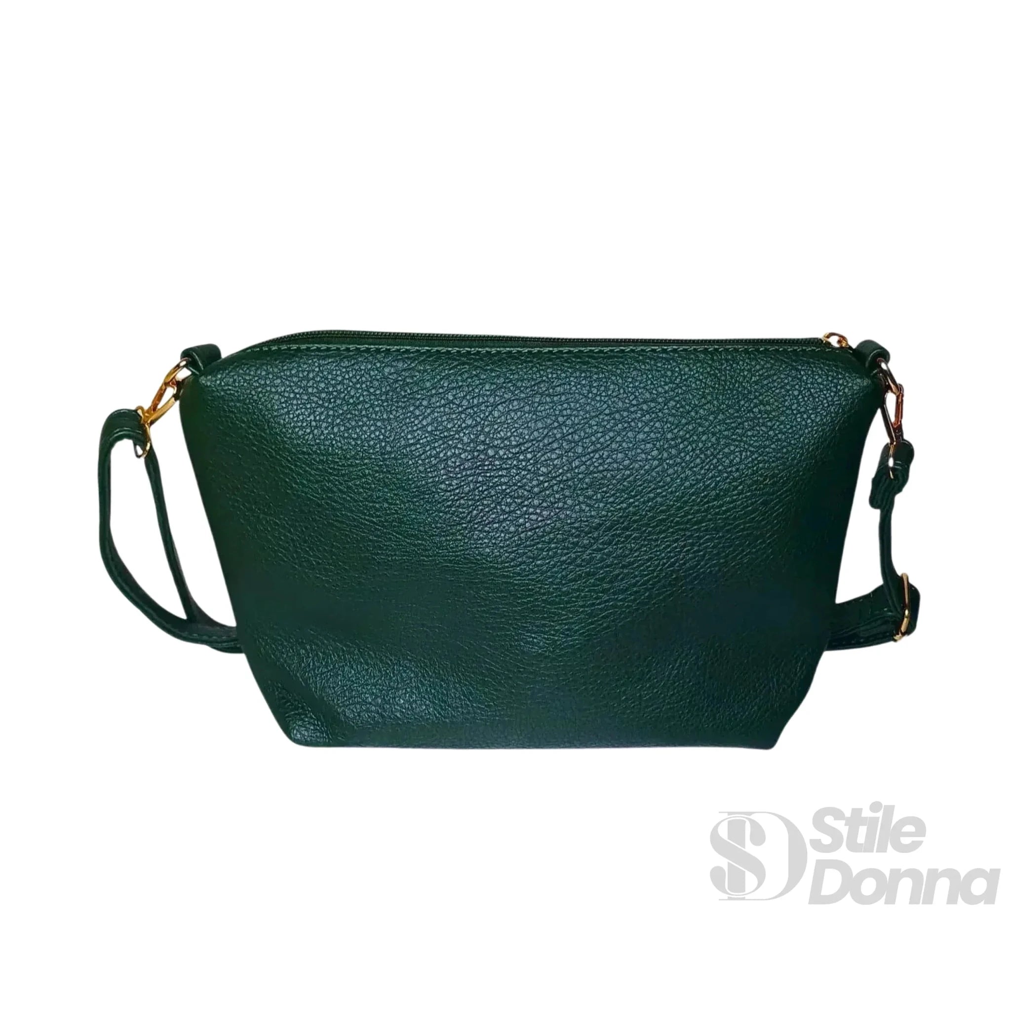 Borsa Hobo Capiente in Ecopelle con Chiusura a Cerniera - Stile Donna Bags