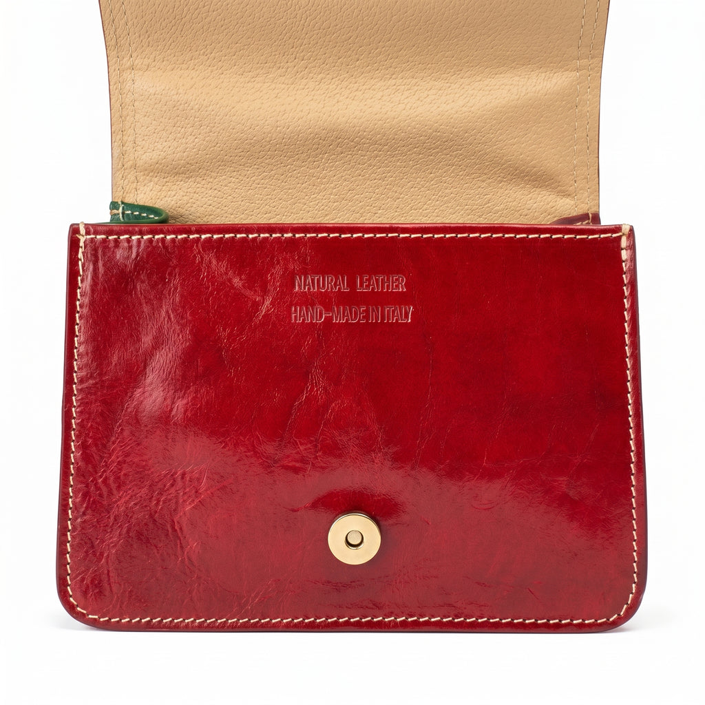 Borsa Mini Torre in Vera Pelle con Chiusura Magnetica - Stile Donna Bags