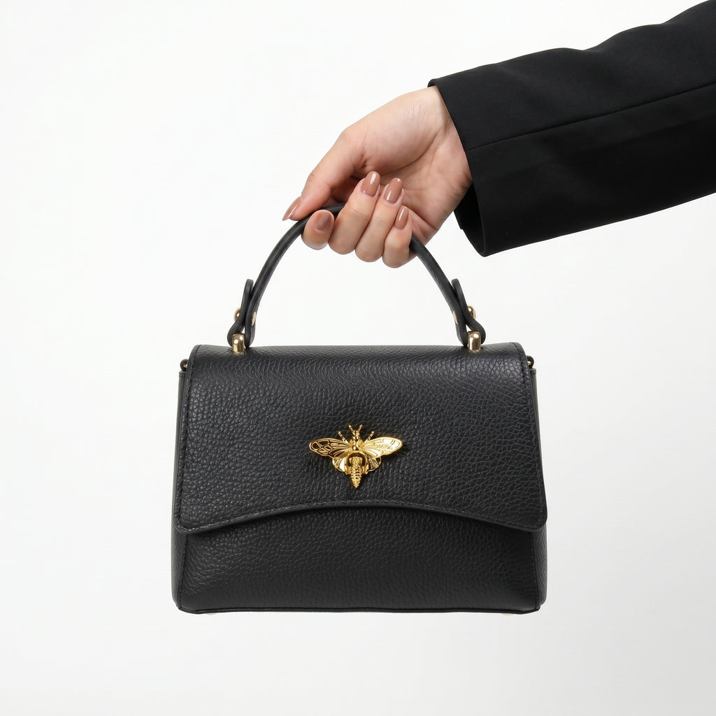 Borsa Mini a Farfalla in Vera Pelle Made in Italy - Stile Donna Bags