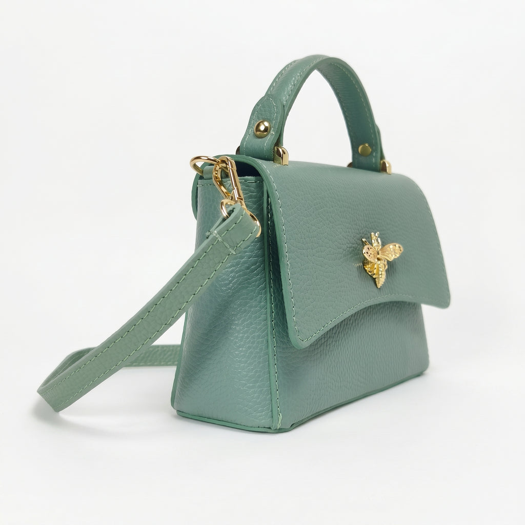 Borsa Mini a Farfalla in Vera Pelle Made in Italy - Stile Donna Bags