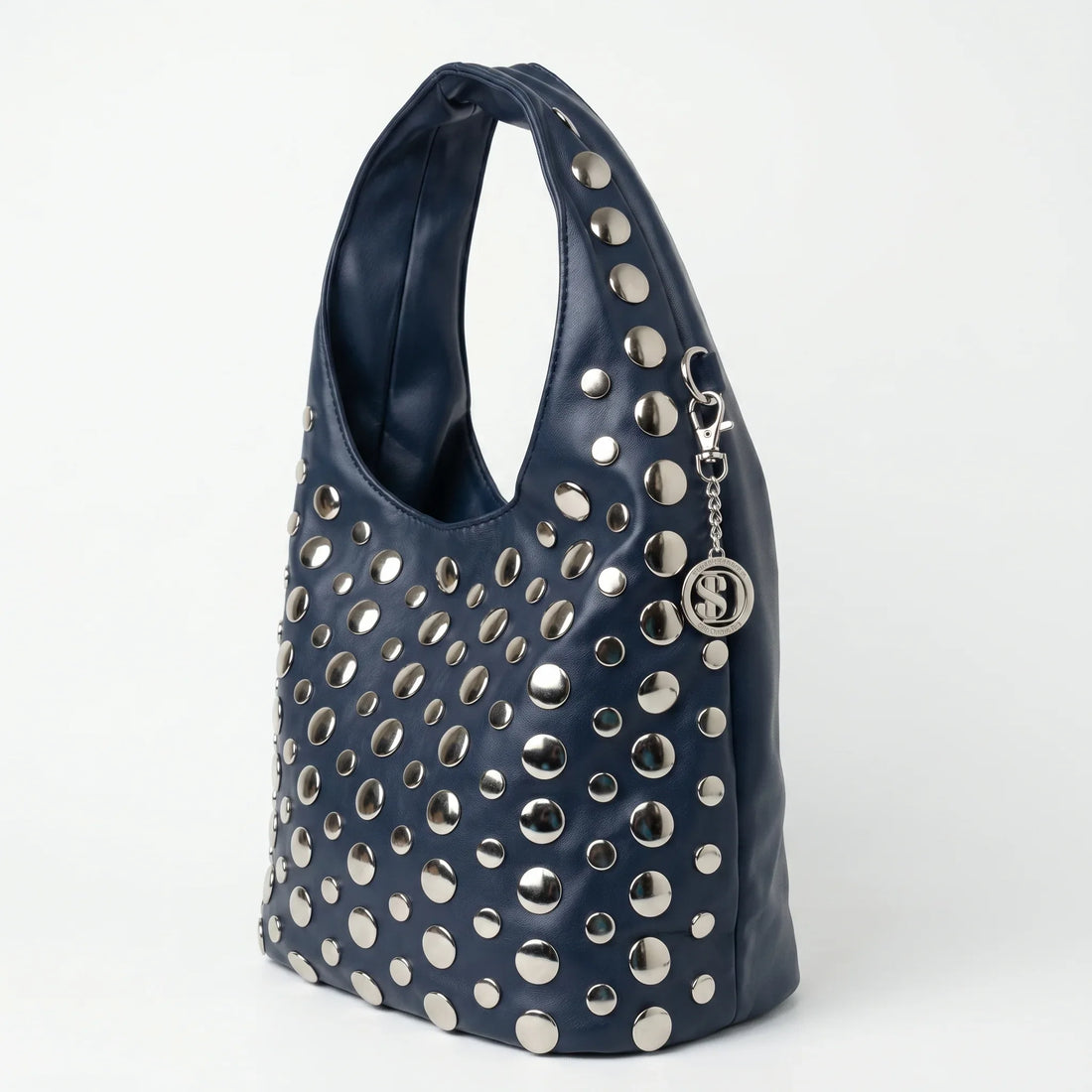 Stile Donna Bags - Silver Dot Středně velká kabelka z ekokůže