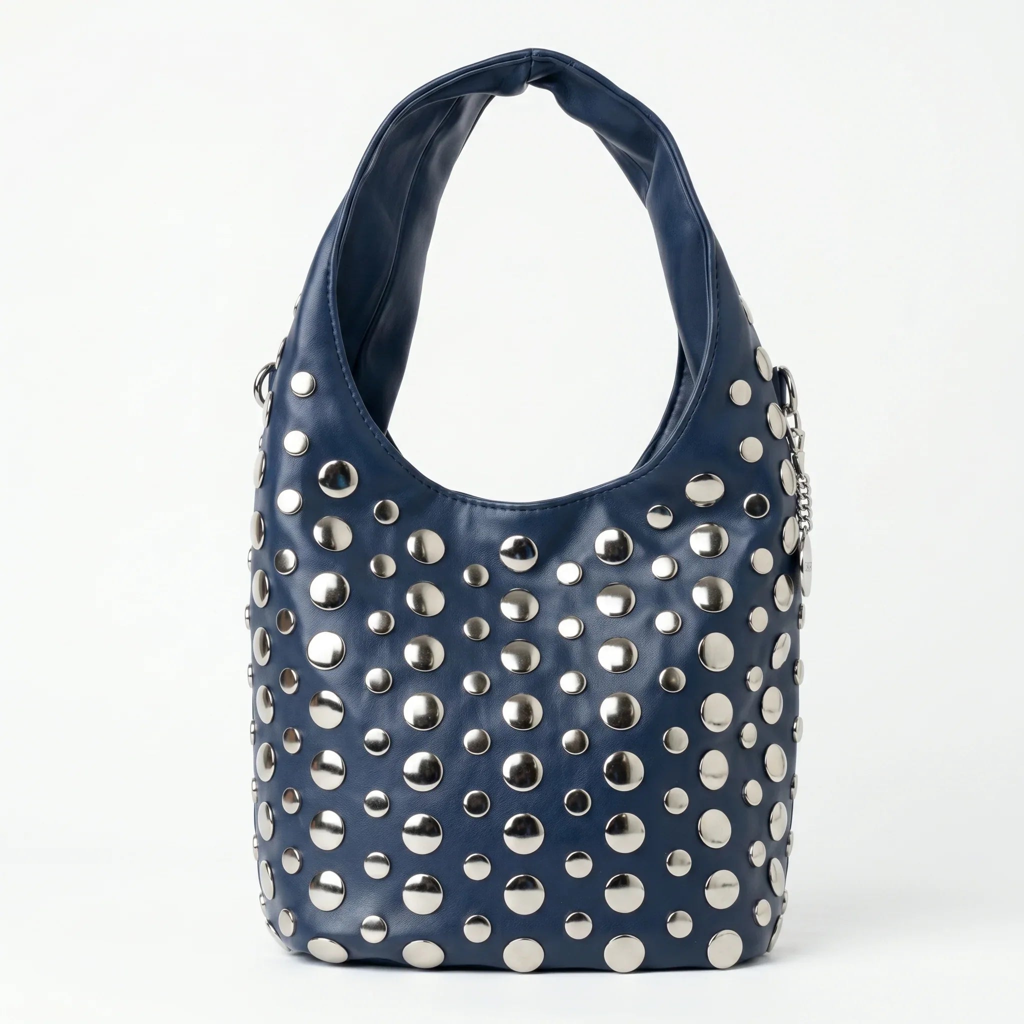 Borsa Silver Dot Media in Ecopelle con Tracolla Regolabile - Stile Donna Bags