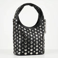 Borsa Silver Dot Media in Ecopelle con Tracolla Regolabile - Stile Donna Bags