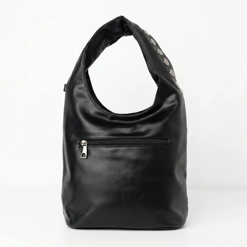Borsa Silver Dot Media in Ecopelle con Tracolla Regolabile - Stile Donna Bags
