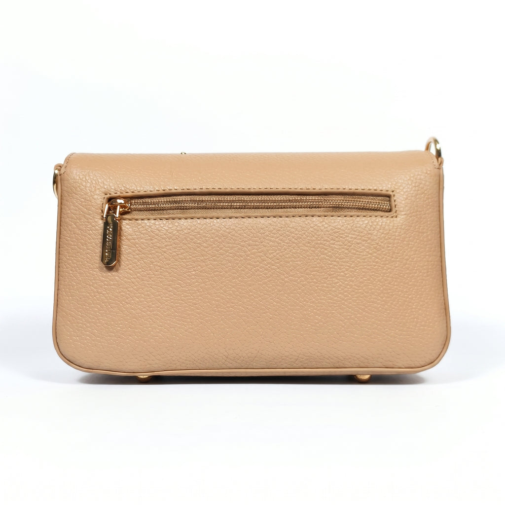 Coconuda Borsa Tracolla in Ecopelle con Logo in Rilievo e Borchie - Stile Donna Bags