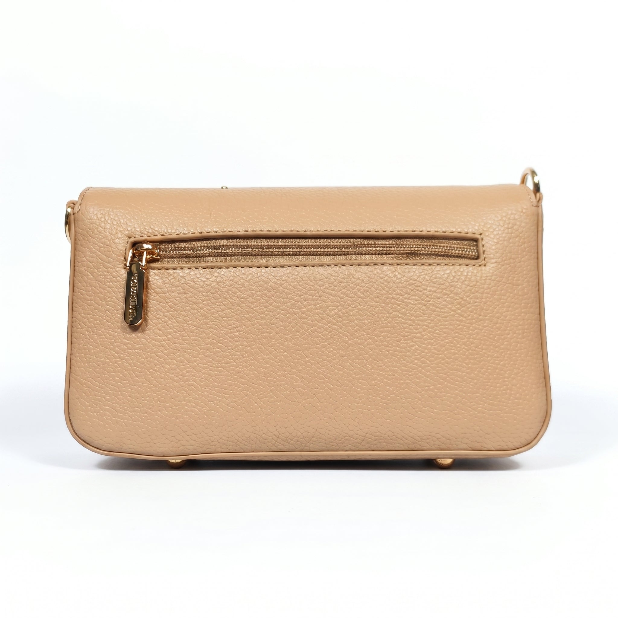 Coconuda Borsa Tracolla in Ecopelle con Logo in Rilievo e Borchie - Stile Donna Bags