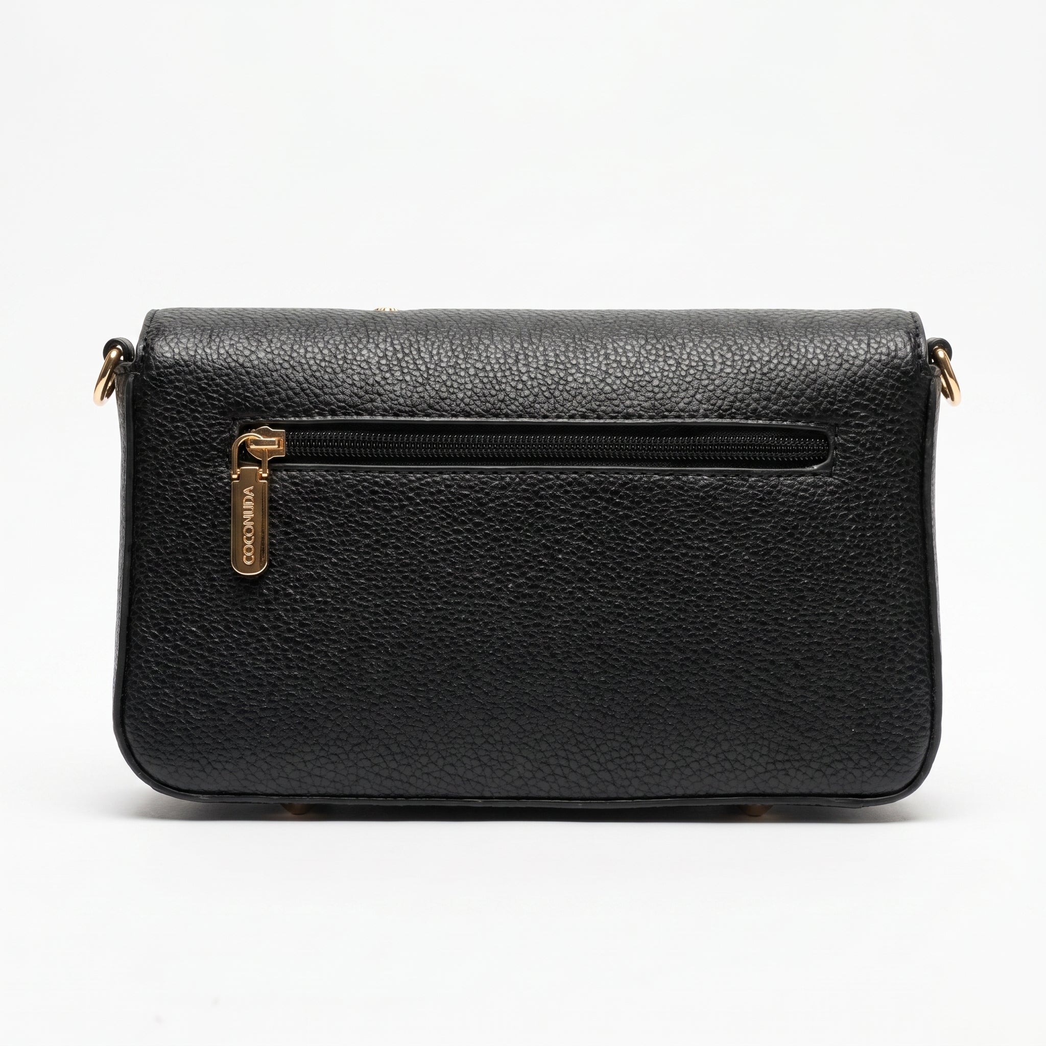 Coconuda Borsa Tracolla in Ecopelle con Logo in Rilievo e Borchie - Stile Donna Bags