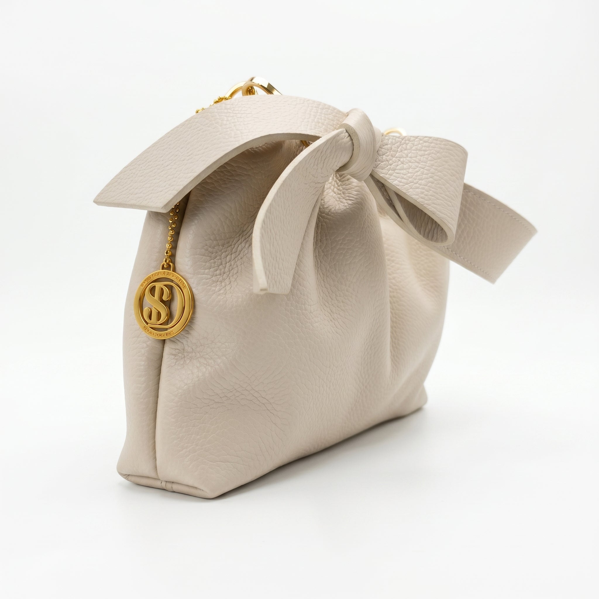Borsa Verona in Vera Pelle Artigianale con Accessori Dorati - Stile Donna Bags