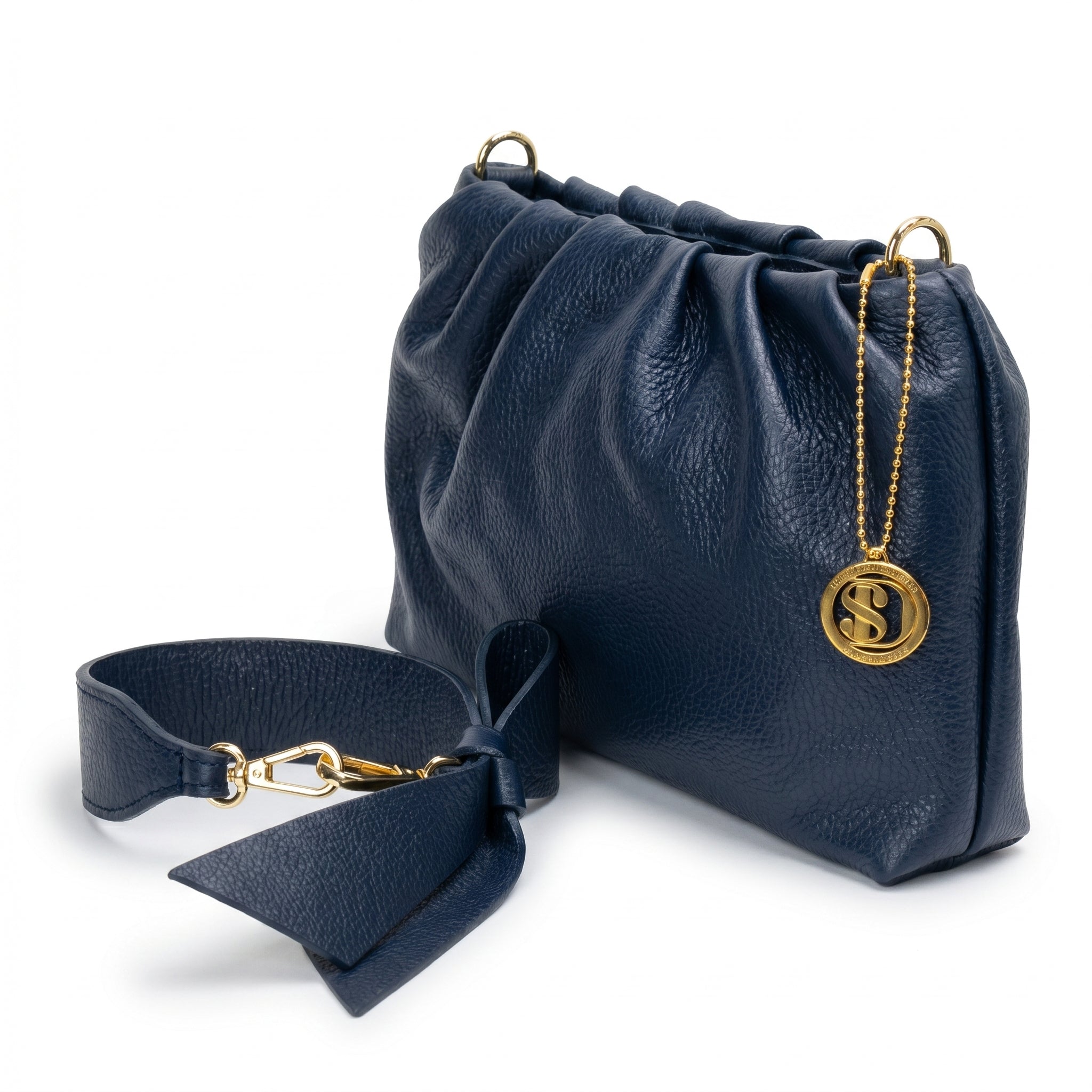Borsa Verona in Vera Pelle Artigianale con Accessori Dorati - Stile Donna Bags