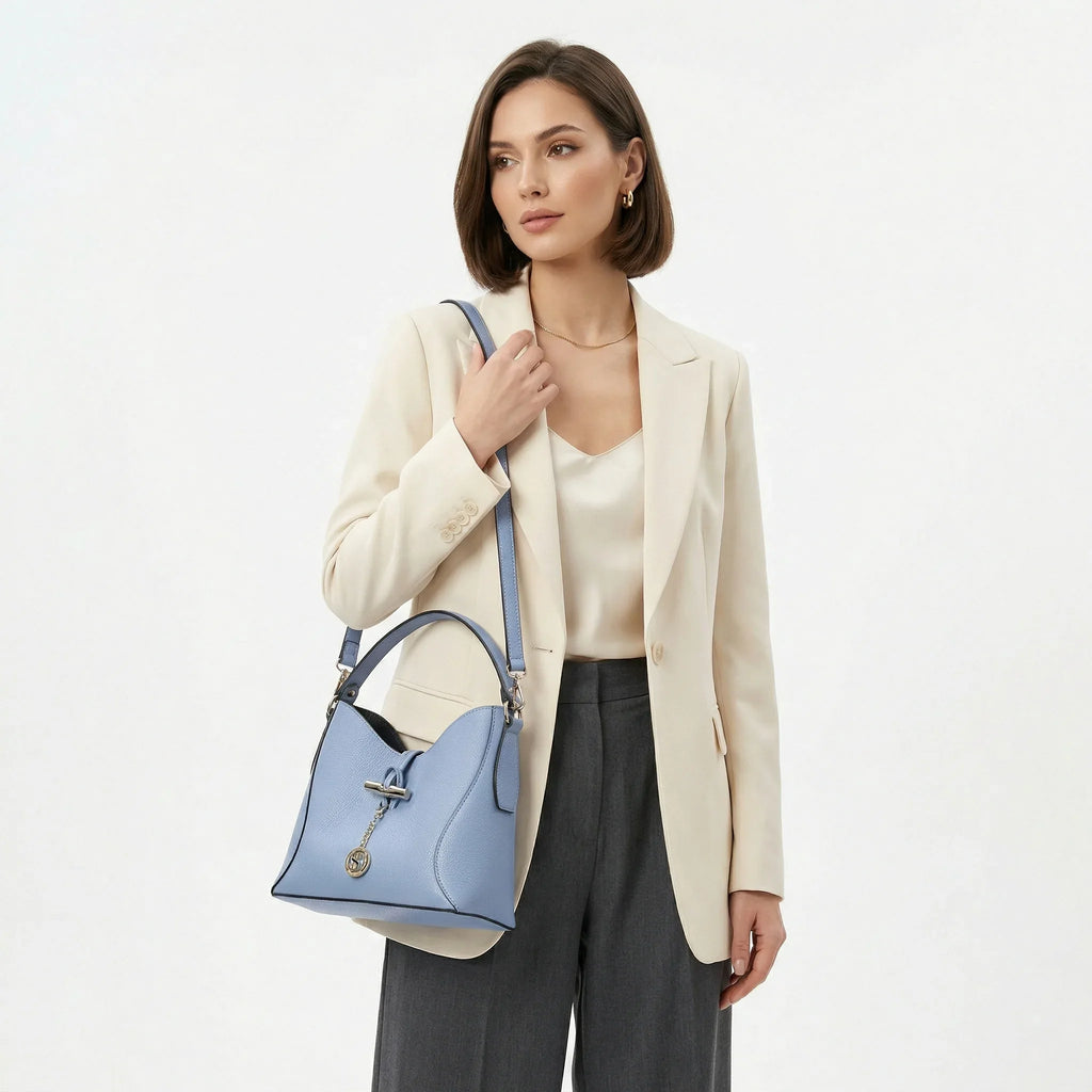 Borsa a Tracolla Lorenza in Vera Pelle Elegante - Stile Donna Bags