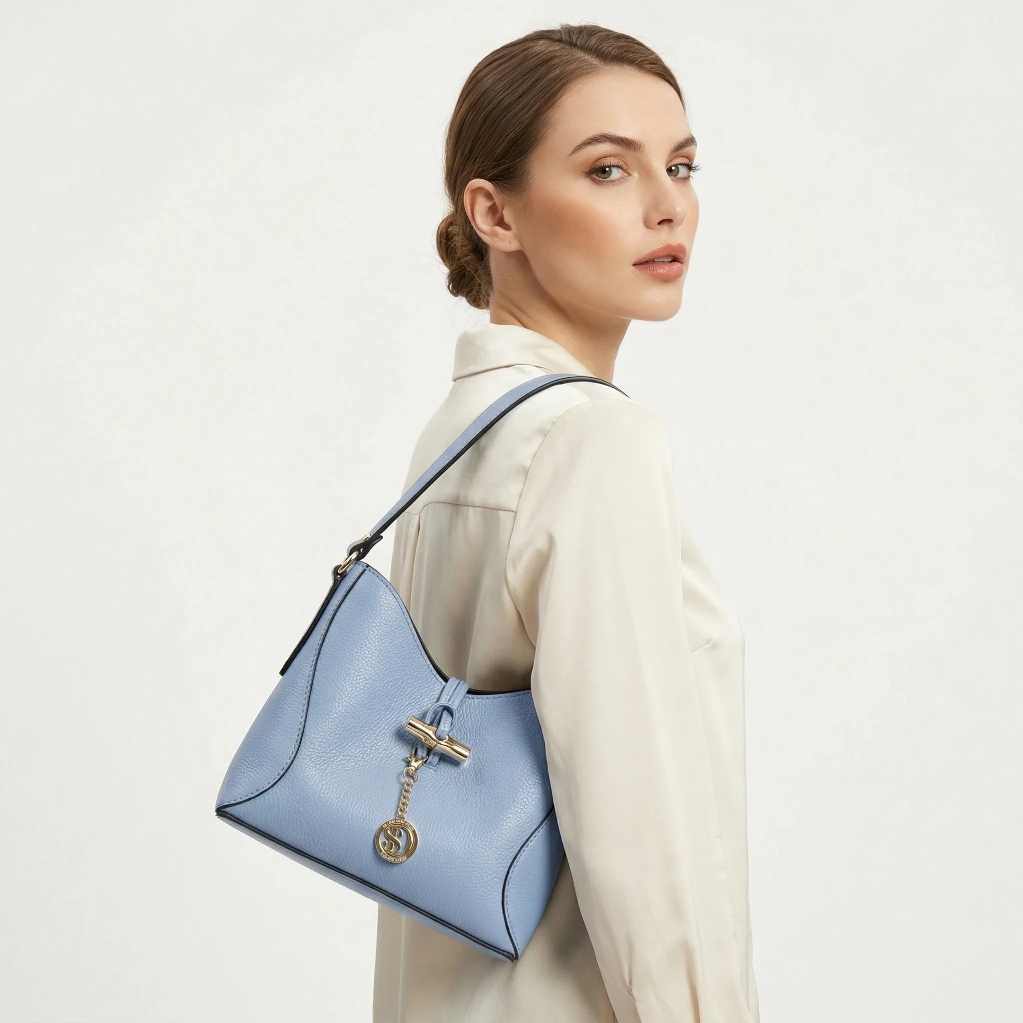 Borsa a Tracolla Lorenza in Vera Pelle Elegante - Stile Donna Bags