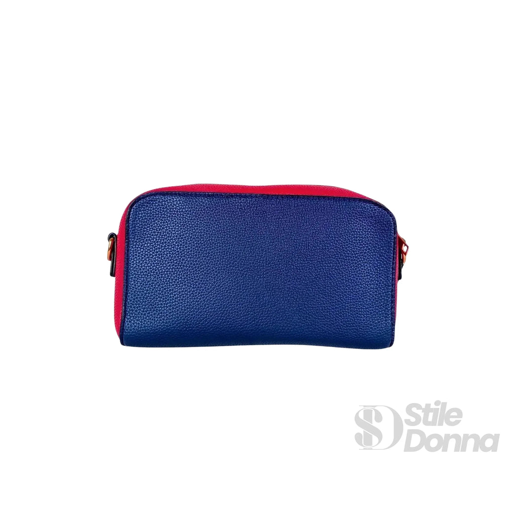 Borsa a Tracolla in Ecopelle Tricolore - Stile Donna Bags