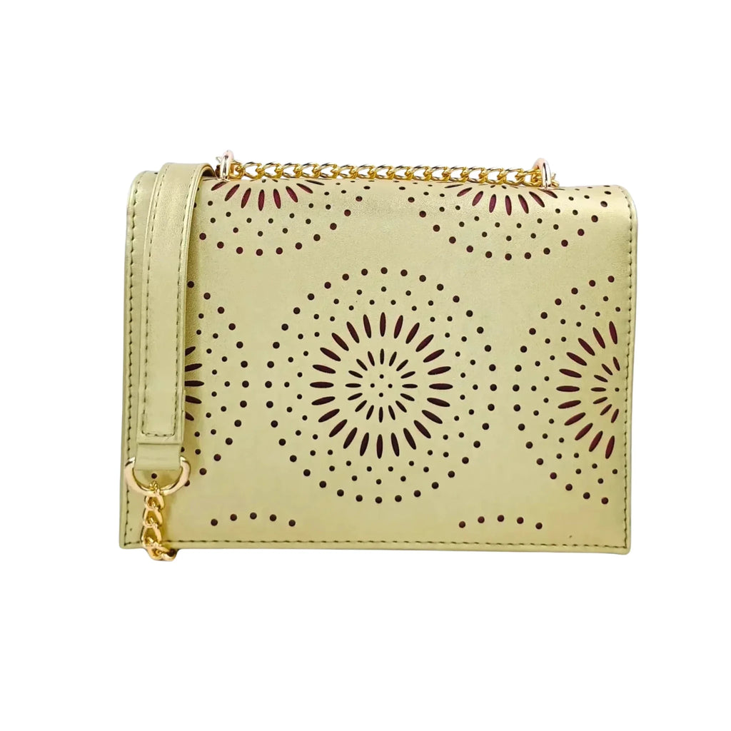Borsa a Tracolla in Ecopelle con Catena Elegante e Versatile - Stile Donna Bags