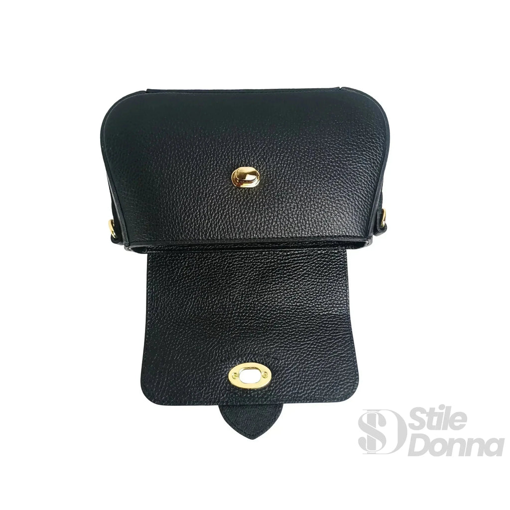 Bella Nova Borsa a Tracolla in Vera Pelle e Camoscio - Stile Donna Bags