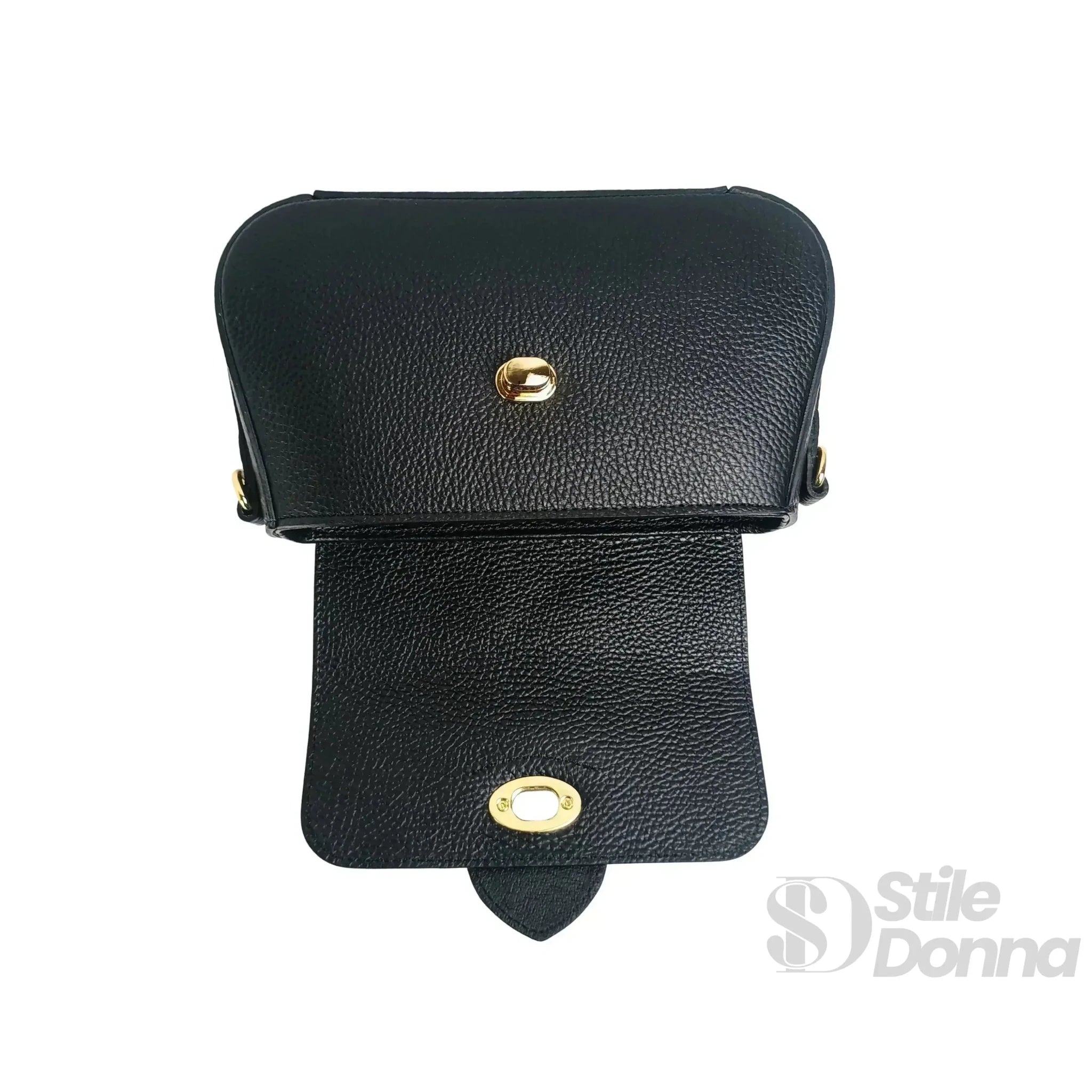 Bella Nova Borsa a Tracolla in Vera Pelle e Camoscio - Stile Donna Bags