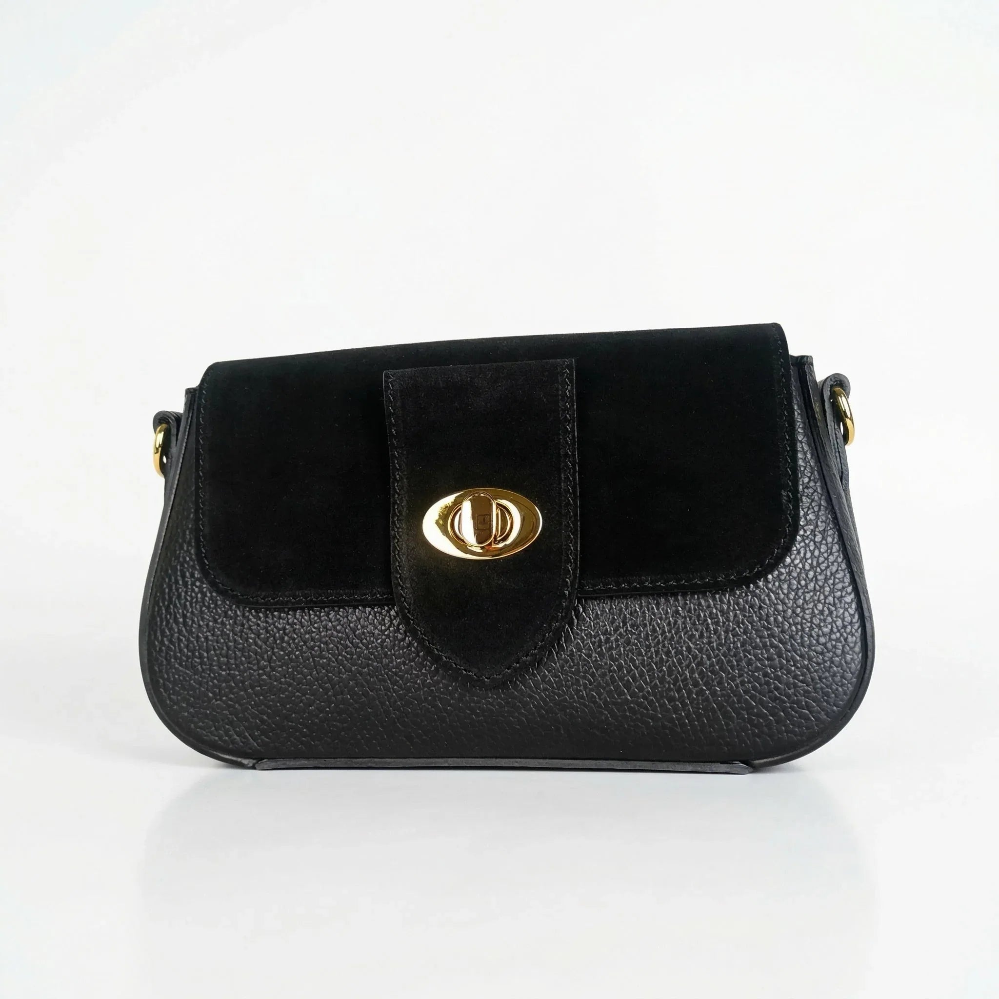 Bella Nova Borsa a Tracolla in Vera Pelle e Camoscio - Stile Donna Bags