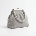 Borsa da Sera in Mesh di Strass Argento - Stile Donna Bags