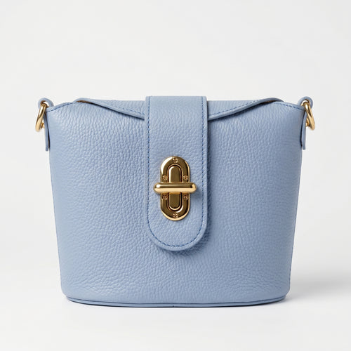 Borsa Emma in Vera Pelle con Chiusura a Torsione - Stile Donna Bags