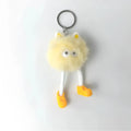 Charm per Borsa Pom Pom con Personaggio in Pelliccia Sintetica - Stile Donna Bags
