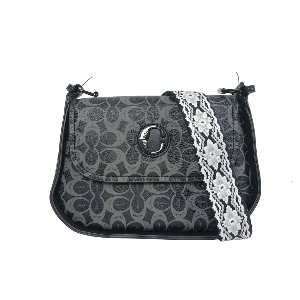 Charro Borsa Saddle in Ecopelle con Tracolla - Stile Donna Bags