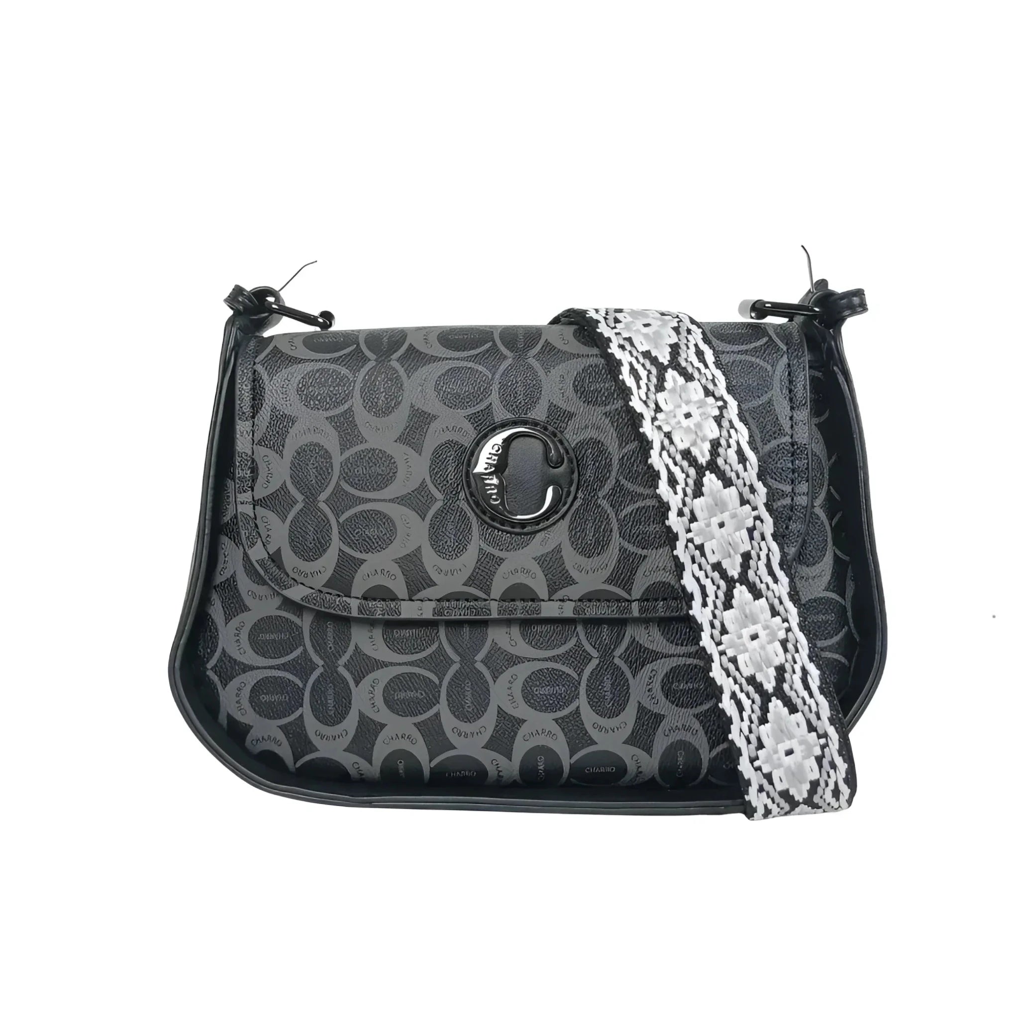 Charro Borsa Saddle in Ecopelle con Tracolla - Stile Donna Bags