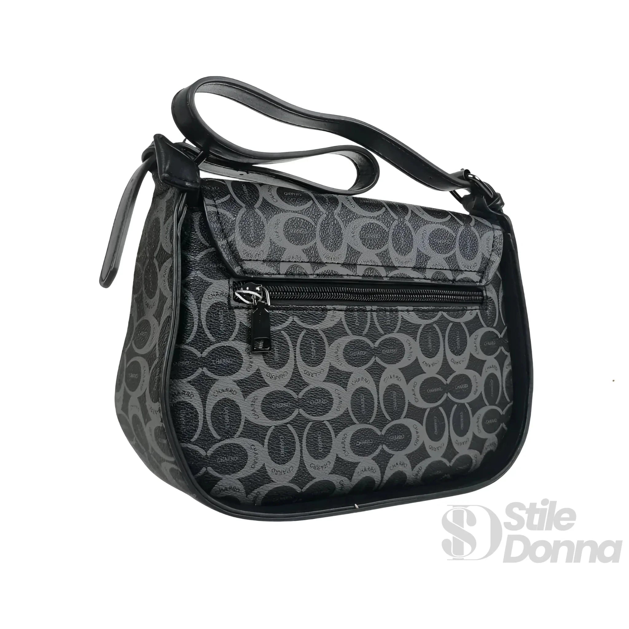 Charro Borsa Saddle in Ecopelle con Tracolla - Stile Donna Bags