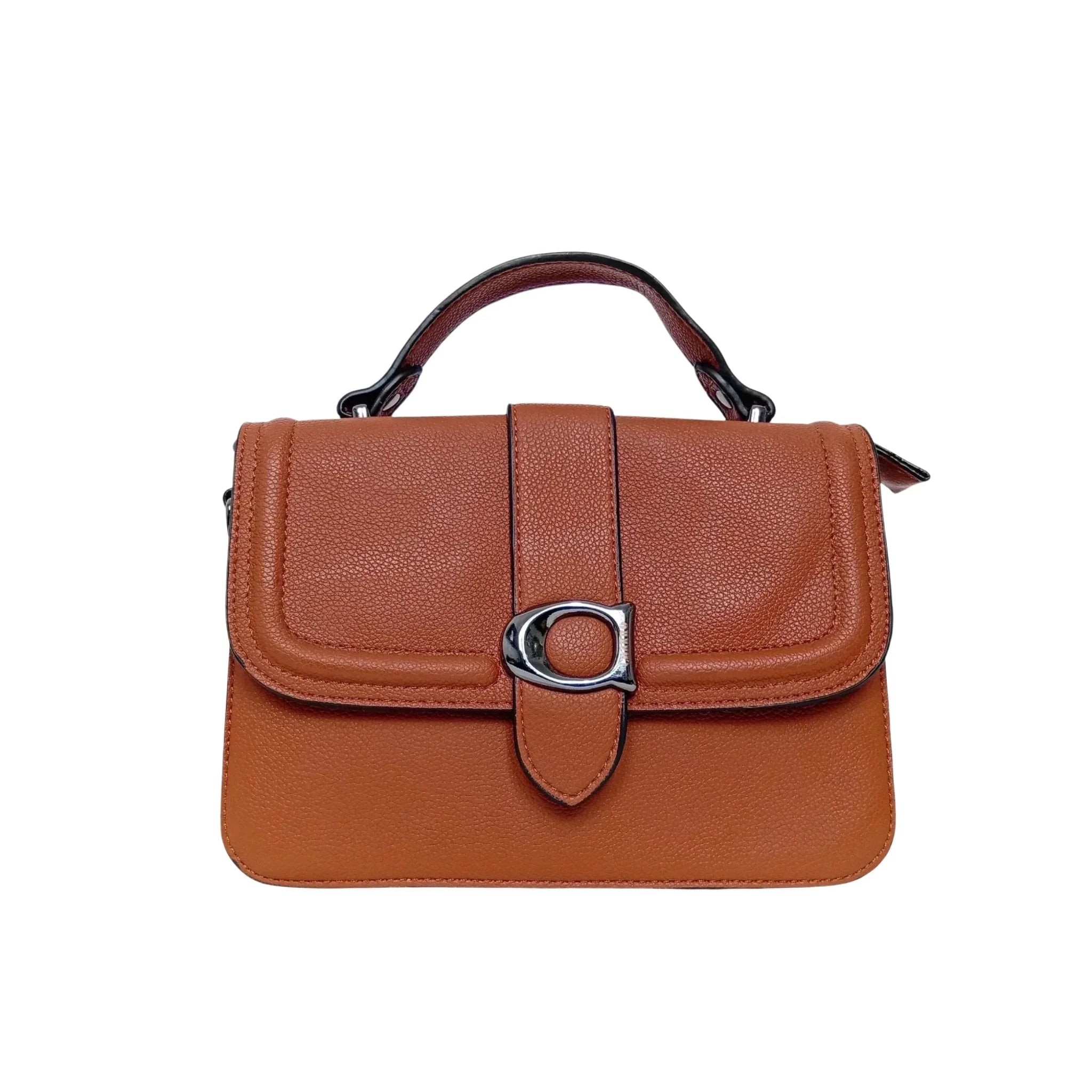Charro Borsa a Spalla Rigida in Ecopelle con Design Minimalista - Stile Donna Bags