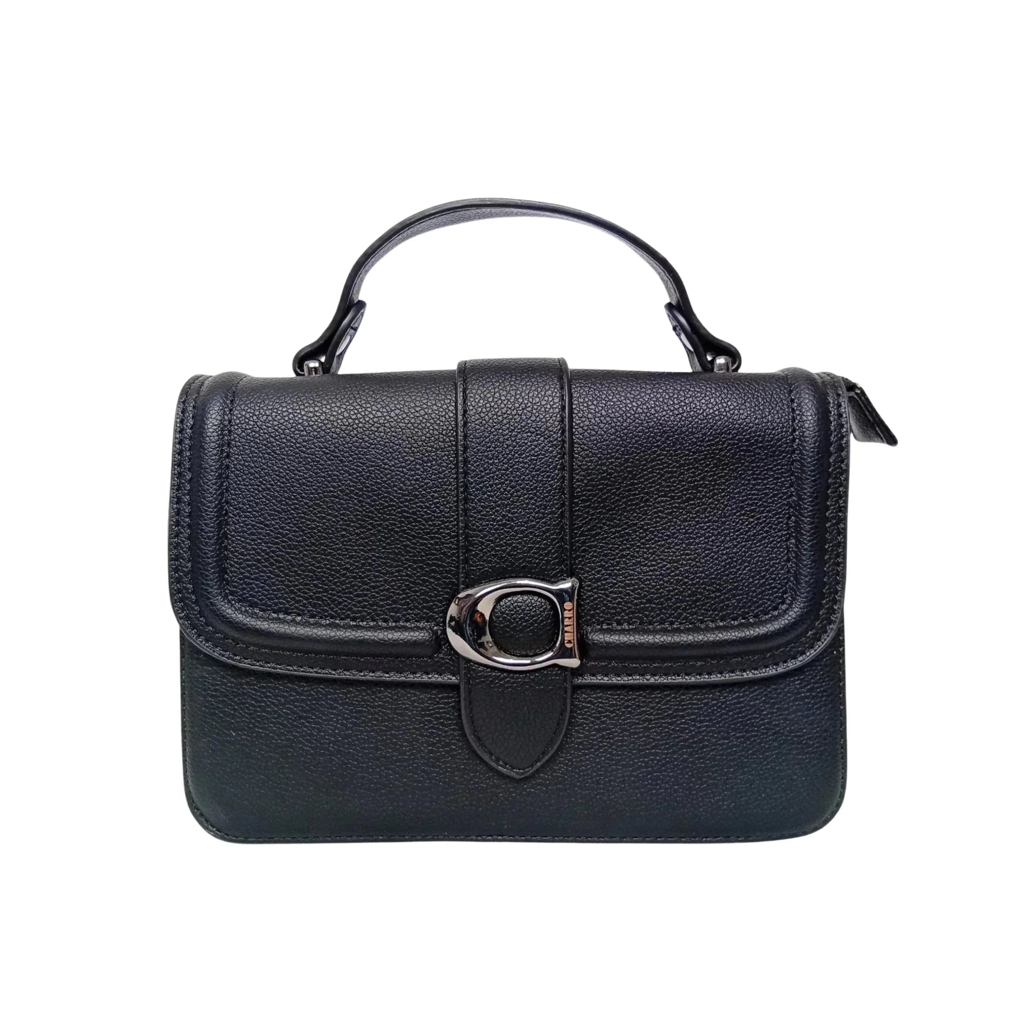 Charro Borsa a Spalla Rigida in Ecopelle con Design Minimalista - Stile Donna Bags
